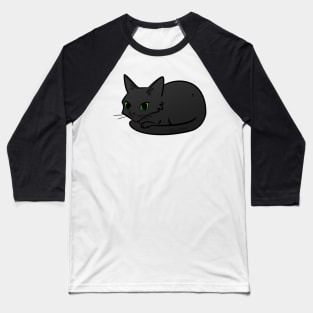 Baby Black Cat Baseball T-Shirt